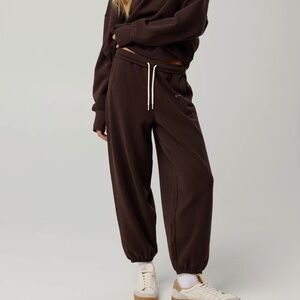 Aerie Offline after party joggers size XS in brown (185)